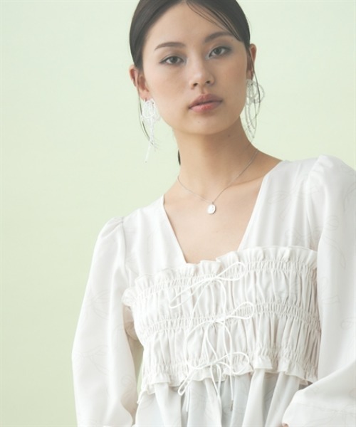 リボンデザインブラウス（シャツ/ブラウス）｜TTOL（トール）