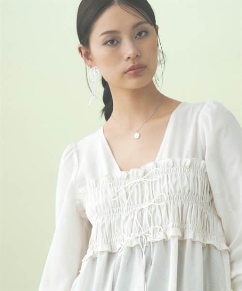 リボンデザインブラウス（シャツ/ブラウス）｜TTOL（トール）