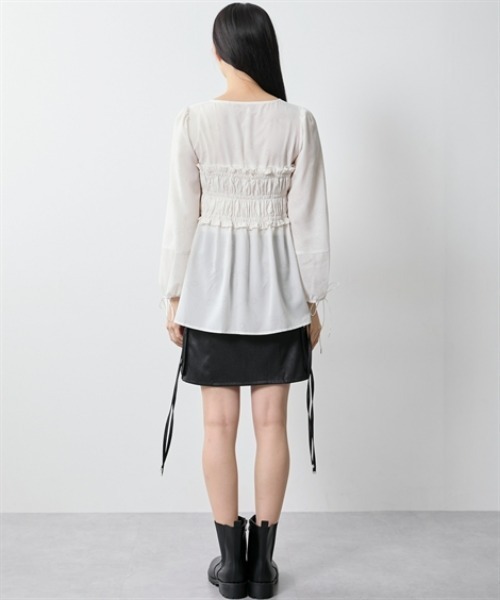 リボンデザインブラウス（シャツ/ブラウス）｜TTOL（トール）