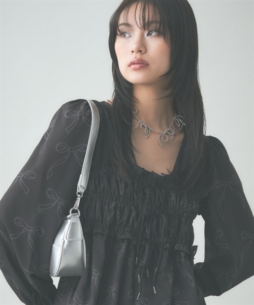 リボンデザインブラウス（シャツ/ブラウス）｜TTOL（トール）