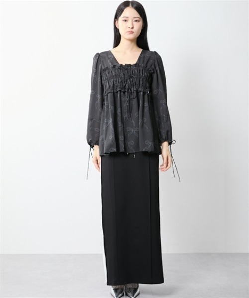 リボンデザインブラウス（シャツ/ブラウス）｜TTOL（トール）