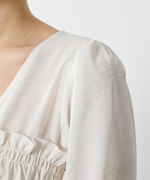 リボンデザインブラウス（シャツ/ブラウス）｜TTOL（トール）