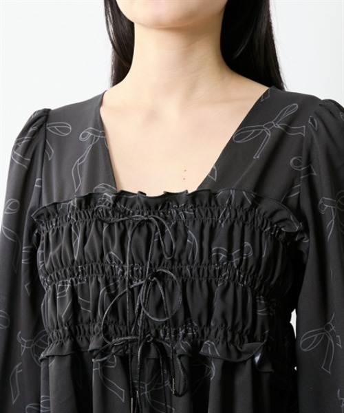 リボンデザインブラウス（シャツ/ブラウス）｜TTOL（トール）