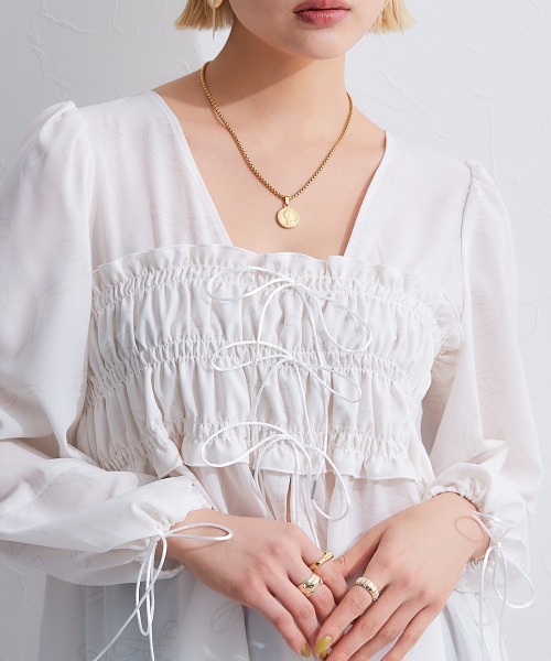 リボンデザインブラウス（シャツ/ブラウス）｜TTOL（トール）