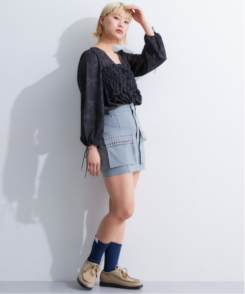 リボンデザインブラウス（シャツ/ブラウス）｜TTOL（トール）