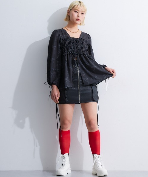 リボンデザインブラウス（シャツ/ブラウス）｜TTOL（トール）