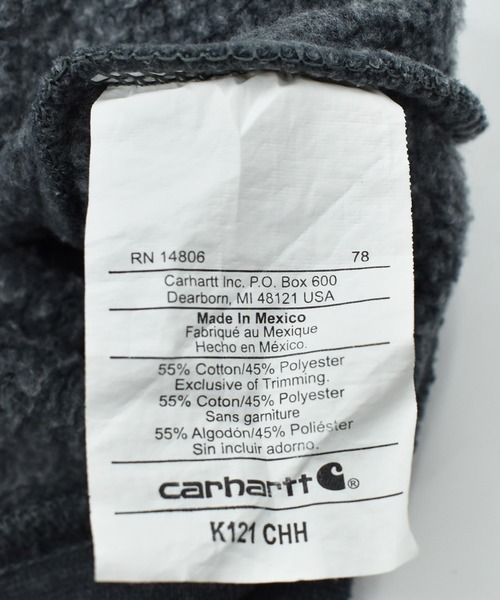 Carhartt(カーハート)の「【ヴィンテージ古着】Carhartt プルオーバー パーカー(パーカー・メンズ・グレー・X-LARGE)」の7枚目の写真