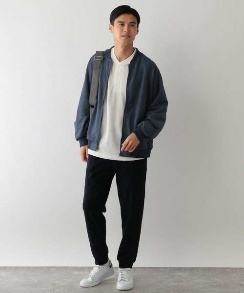 GLOBAL WORK Smile Seed Store（グローバルワーク スマイルシードストア）の「スウェードライクブルゾン/140750（ブルゾン・メンズ・モカ/ネイビー・X-LARGE/LARGE/MEDIUM/SMALL）」の18枚目の写真