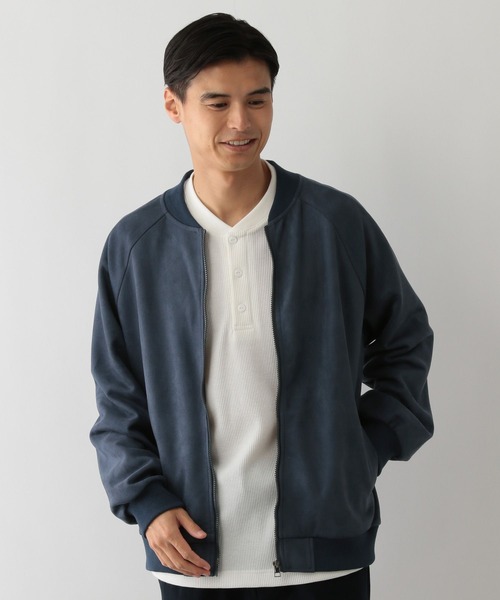GLOBAL WORK Smile Seed Store（グローバルワーク スマイルシードストア）の「スウェードライクブルゾン/140750（ブルゾン・メンズ・モカ/ネイビー・X-LARGE/LARGE/MEDIUM/SMALL）」の21枚目の写真