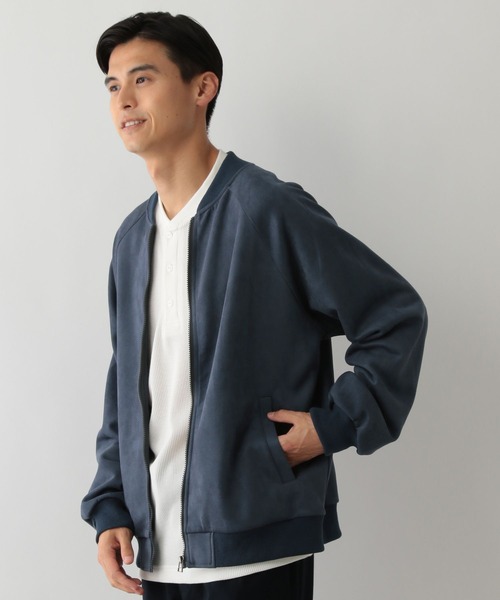 GLOBAL WORK Smile Seed Store（グローバルワーク スマイルシードストア）の「スウェードライクブルゾン/140750（ブルゾン・メンズ・モカ/ネイビー・X-LARGE/LARGE/MEDIUM/SMALL）」の22枚目の写真