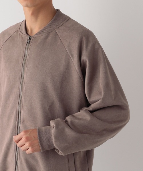 GLOBAL WORK Smile Seed Store（グローバルワーク スマイルシードストア）の「スウェードライクブルゾン/140750（ブルゾン・メンズ・モカ/ネイビー・X-LARGE/LARGE/MEDIUM/SMALL）」の13枚目の写真