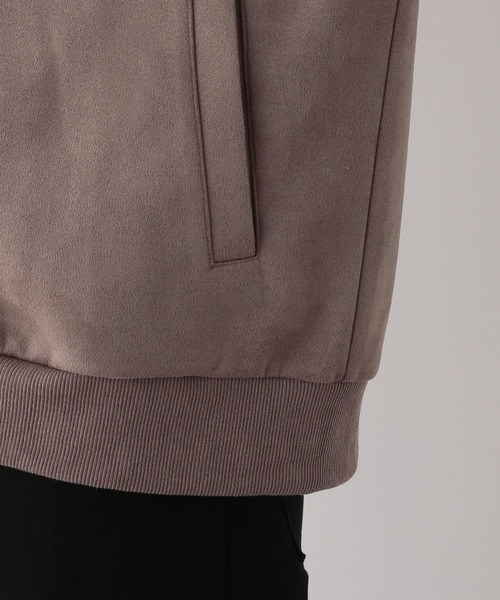 GLOBAL WORK Smile Seed Store（グローバルワーク スマイルシードストア）の「スウェードライクブルゾン/140750（ブルゾン・メンズ・モカ/ネイビー・X-LARGE/LARGE/MEDIUM/SMALL）」の3枚目の写真