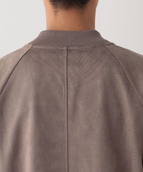 GLOBAL WORK Smile Seed Store（グローバルワーク スマイルシードストア）の「スウェードライクブルゾン/140750（ブルゾン・メンズ・モカ/ネイビー・X-LARGE/LARGE/MEDIUM/SMALL）」の4枚目の写真