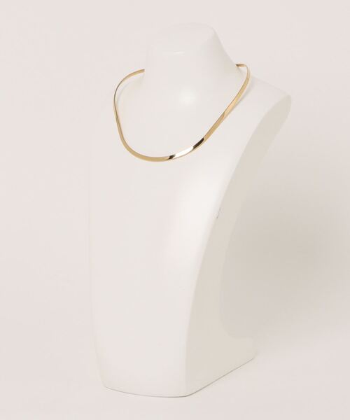Settimissimo（セッティミッシモ）の「金属アレルギー対応ステンレスカーブデザインシンプルネックカフ（ネックレス・レディース・シルバー/ゴールド・FREE）」の13枚目の写真