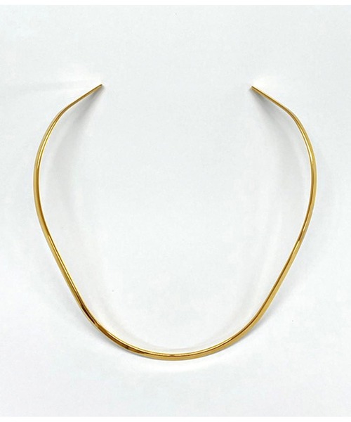 Settimissimo（セッティミッシモ）の「金属アレルギー対応ステンレスカーブデザインシンプルネックカフ（ネックレス・レディース・シルバー/ゴールド・FREE）」の11枚目の写真