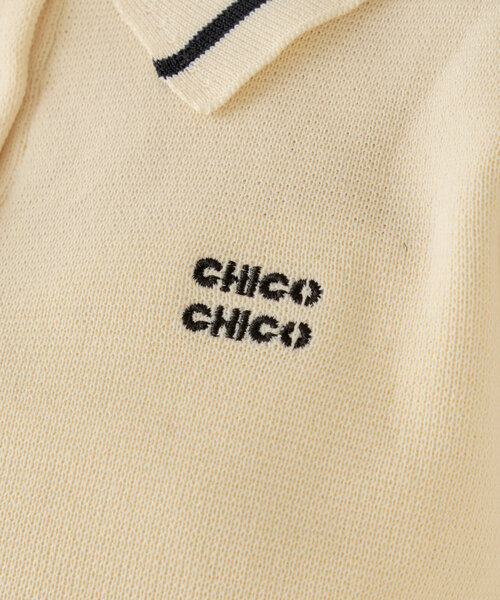セール】ロゴ刺繍長袖ポロ（ニット/セーター）｜Chico（チコ）の