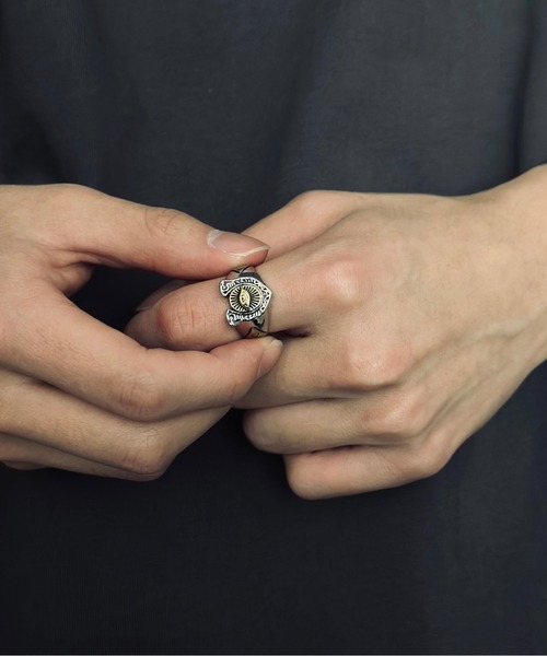 Burner（バーナー）の「【OKUOKU　0909】デザイン リング oku-ring-701652776417-1（リング・メンズ・シルバー系その他3/シルバー系その他4/シルバー系その他/シルバー系その他2・FREE）」の6枚目の写真