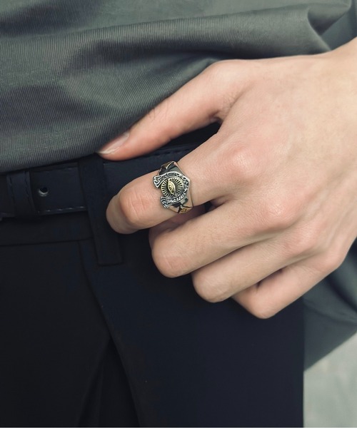 Burner（バーナー）の「【OKUOKU　0909】デザイン リング oku-ring-701652776417-1（リング・メンズ・シルバー系その他3/シルバー系その他4/シルバー系その他/シルバー系その他2・FREE）」の7枚目の写真