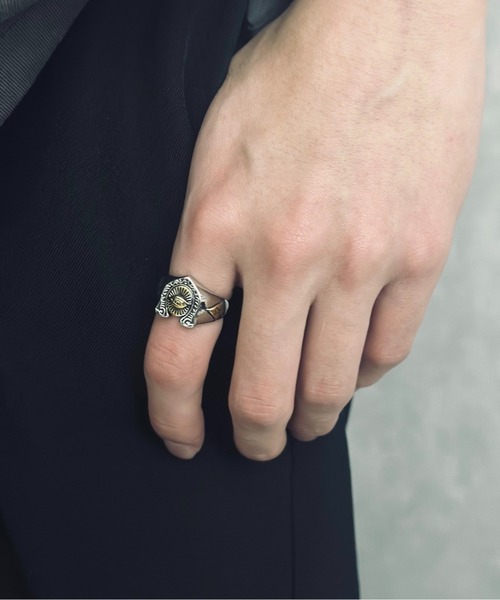 Burner（バーナー）の「【OKUOKU　0909】デザイン リング oku-ring-701652776417-1（リング・メンズ・シルバー系その他3/シルバー系その他4/シルバー系その他/シルバー系その他2・FREE）」の8枚目の写真