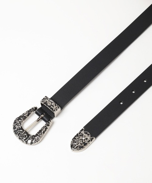 HARE（ハレ）の「アンティークガラバックルベルト(HARE)（ベルト・レディース・ブラック・FREE）」の9枚目の写真