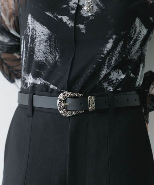 HARE（ハレ）の「アンティークガラバックルベルト(HARE)（ベルト・レディース・ブラック・FREE）」の12枚目の写真