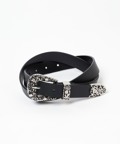 HARE（ハレ）の「アンティークガラバックルベルト(HARE)（ベルト・レディース・ブラック・FREE）」の5枚目の写真