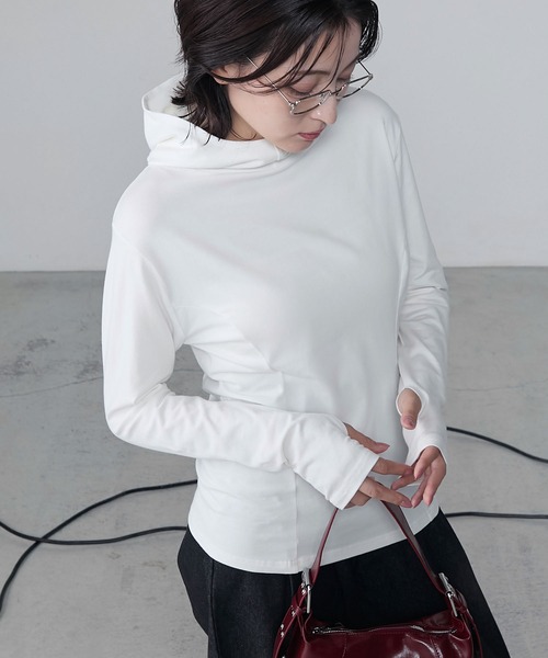Compact hoodie pullover / コンパクトフーディカットソー（Tシャツ