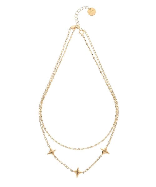 EMODA（エモダ）の「スパークルダブルネックレス（ネックレス・レディース・シルバー/ゴールド・FREE）」の13枚目の写真