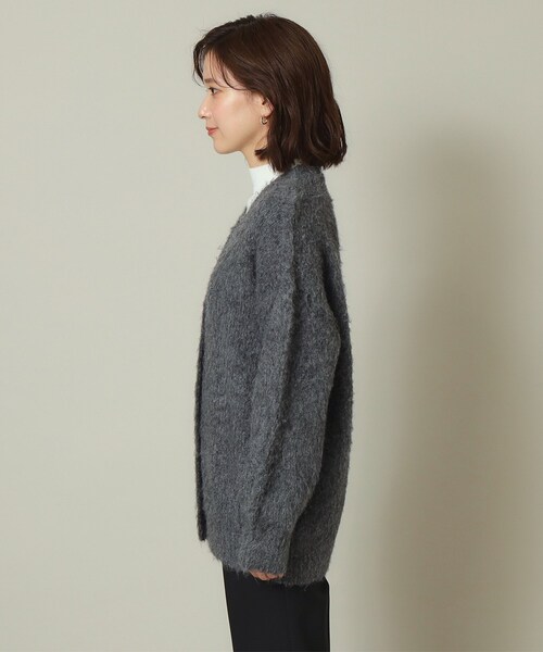 ITS'DEMO（イッツデモ）の「◆【マシンウォッシャブル】起毛Vネックカーディガン（カーディガン/ボレロ・レディース・アイボリー/チャコールグレー/マスタード・00）」の17枚目の写真