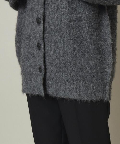 ITS'DEMO（イッツデモ）の「◆【マシンウォッシャブル】起毛Vネックカーディガン（カーディガン/ボレロ・レディース・アイボリー/チャコールグレー/マスタード・00）」の21枚目の写真