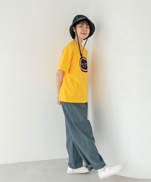 PAR ICI（パーリッシィ）の「NAVYS80 フットボールＴシャツ（Tシャツ/カットソー・レディース・イエロー/ブルー/アイボリー/グレー・FREE）」の17枚目の写真