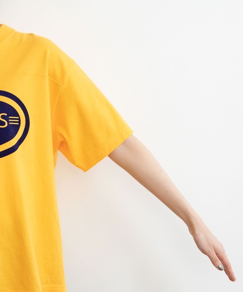 PAR ICI（パーリッシィ）の「NAVYS80 フットボールＴシャツ（Tシャツ/カットソー・レディース・イエロー/ブルー/アイボリー/グレー・FREE）」の6枚目の写真