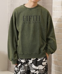裏起毛 スノー加工 ロゴ スウェット / Snow Processed Logo Sweatshirt