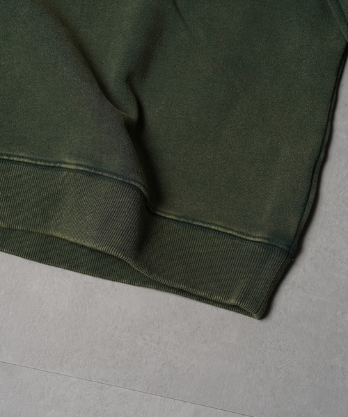 1111clothing（ワンフォークロージング）の「裏起毛 スノー加工 ロゴ スウェット / Snow Processed Logo Sweatshirt（スウェット・メンズ・A/B/F/C/D/E・M/L）」の16枚目の写真