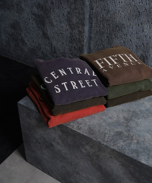 1111clothing（ワンフォークロージング）の「裏起毛 スノー加工 ロゴ スウェット / Snow Processed Logo Sweatshirt（スウェット・メンズ・A/B/F/C/D/E・M/L）」の22枚目の写真