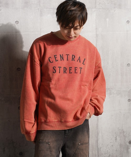 1111clothing（ワンフォークロージング）の「裏起毛 スノー加工 ロゴ スウェット / Snow Processed Logo Sweatshirt（スウェット・メンズ・A/B/F/C/D/E・M/L）」の13枚目の写真