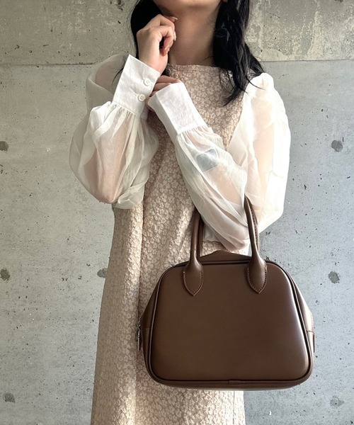 merrylatte(メリーラテ)の「花柄ロングドレスワンピース(ワンピース・レディース・ブラック/アイボリー・SMALL)」の10枚目の写真