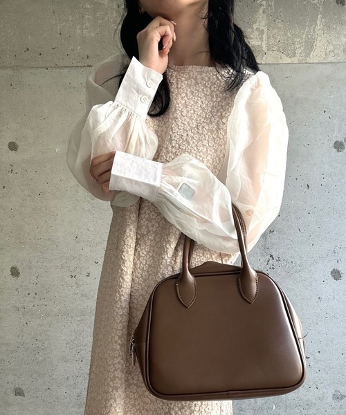 merrylatte(メリーラテ)の「花柄ロングドレスワンピース(ワンピース・レディース・ブラック/アイボリー・SMALL)」の11枚目の写真