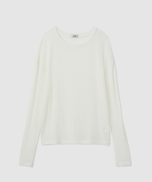 【セール】カシミヤシルクシアーカットソー（Tシャツ/カットソー）｜ROPE'（ロペ）