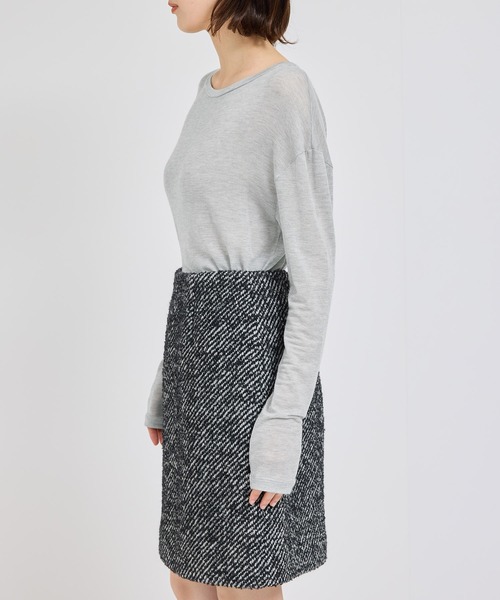 【セール】カシミヤシルクシアーカットソー（Tシャツ/カットソー）｜ROPE'（ロペ）