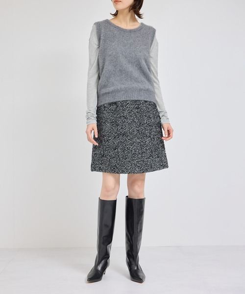 【セール】カシミヤシルクシアーカットソー（Tシャツ/カットソー）｜ROPE'（ロペ）