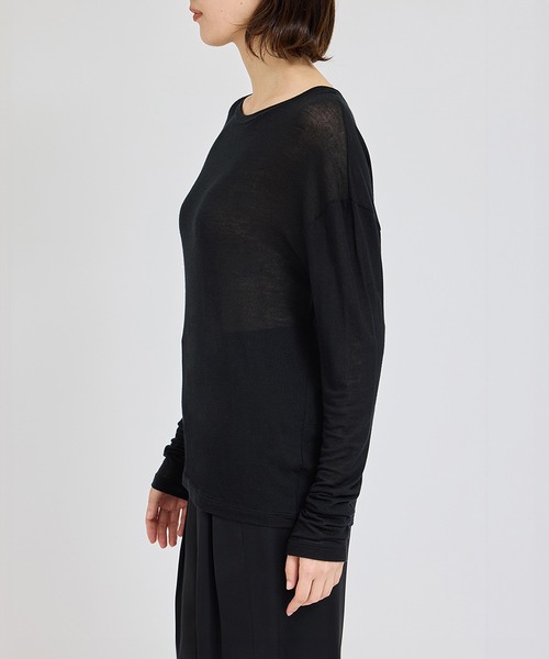 【セール】カシミヤシルクシアーカットソー（Tシャツ/カットソー）｜ROPE'（ロペ）