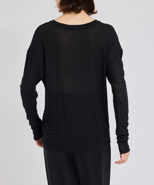 【セール】カシミヤシルクシアーカットソー（Tシャツ/カットソー）｜ROPE'（ロペ）