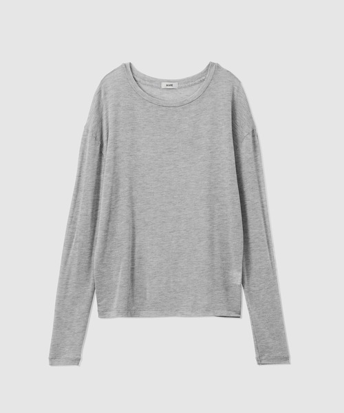 【セール】カシミヤシルクシアーカットソー（Tシャツ/カットソー）｜ROPE'（ロペ）