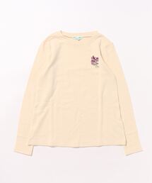 [ジュニアサイズ]ワンポイント刺繍Tシャツ