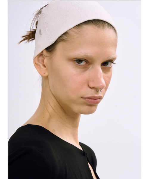 新品　heyep ヘイップ　シルク ヘアバンド　グレー heyep＞シルク ヘアバンド