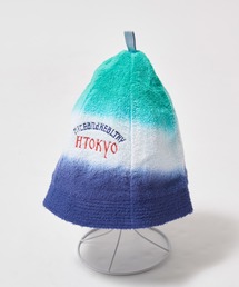 H Tokyo（エイチトウキョウ）の「スノーコーン パイル サウナハット 防水ポーチ付き SNOW CORN SA"TTO（ハット）」