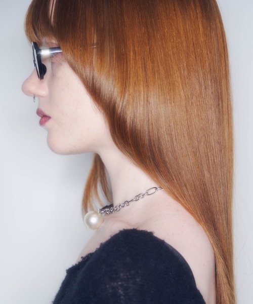 Carabiner pearl chain necklace（ネックレス）｜Carmelo