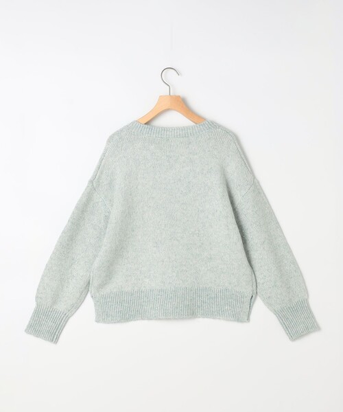 NOLLEY'S LIGHT（ノーリーズライト）の「ラメスパンコール Vネックプルオーバーニット（ニット/セーター・レディース・ミント/ピンク/ホワイト・38）」の11枚目の写真