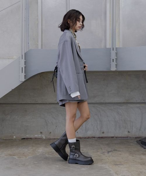 激熱　様　　専用ヘリンボーンストライプショートパンツ セール】ストライプMIXショートパンツ（その他パンツ）｜PAGEBOY